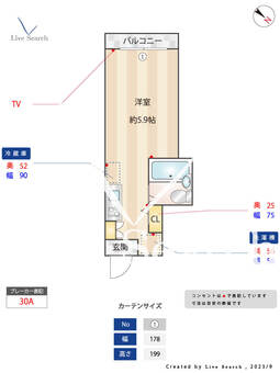 ソフィアコーポ上沢 202 【埼玉県鶴瀬】 の間取り図