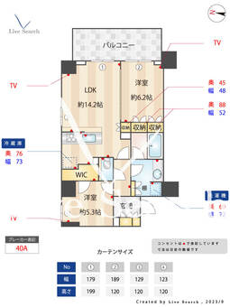 ザ・パークハウスアーバンス東五反田 306 【東京都五反田駅】 の間取り図