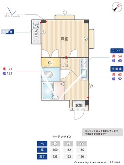 PLEAST高宮2 303 【福岡県高宮駅】 の間取り図