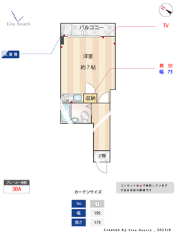 淡青ビル 302 【福岡県西鉄平尾駅】 の間取り図
