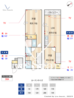 ミハス中浦和 201 【中浦和駅】 の間取り図