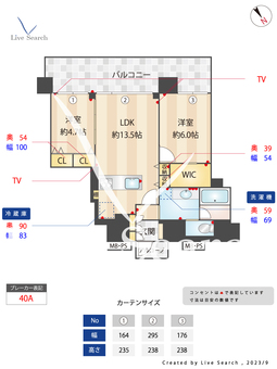 横浜シティタワー馬車道 504 【神奈川県関内駅】 の間取り図