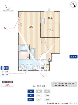 seamless高根木戸 101 【千葉県高根木戸駅】 の間取り図