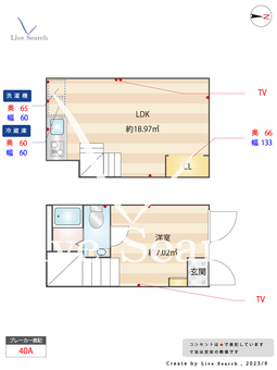 HJ PLACE YOYOGIUEHARA 103 【東京都東北沢駅】 の間取り図