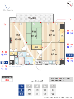 noieかたかす 302 【福岡県JR博多駅】 の間取り図