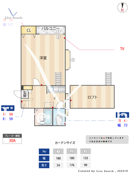 サンライズガーデンⅡ 102 【福岡県竹下駅】 の間取り図