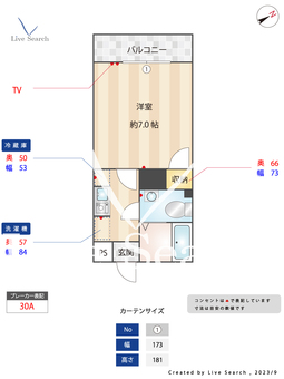 エステートモア城南 209 【福岡県別府駅】 の間取り図