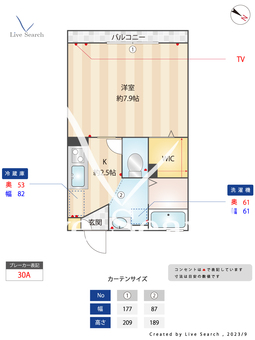 セジュール 102 【東京都西新井駅】 の間取り図