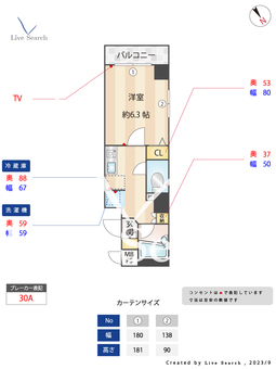 メインステージ鵜の木駅前 312 【東京都鵜の木駅】 の間取り図
