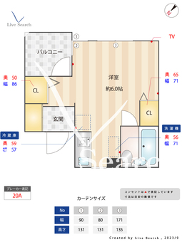 松ヶ丘アーバンハイム 202 【東京都新井薬師前】 の間取り図