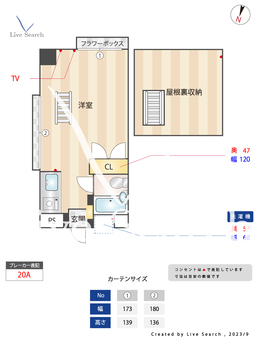 アーバンライフ北野 306 【東京都三鷹台駅】 の間取り図