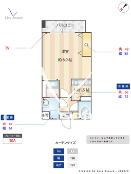 ドリ―ムライフ博多駅南 202 【福岡県博多駅】 の間取り図