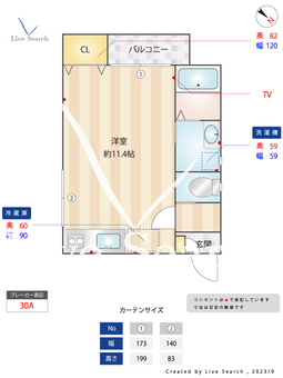 コーラルヒルズ 102 【福岡県高宮駅】 の間取り図