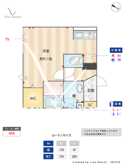 A-room 301 【東京都牛込神楽坂】 の間取り図