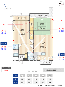 レジデンス川島 3C 【京都府阪急桂駅】 の間取り図