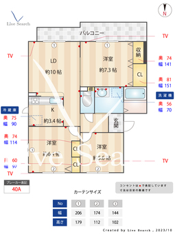 コーラル西宮 102 【兵庫県阪神西宮駅】 の間取り図