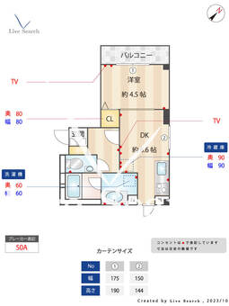 ROPPONGI skye 203 【東京都六本木駅】 の間取り図