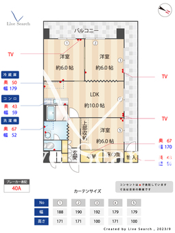 東建柏木マンション 1401 【東京都落合駅】 の間取り図