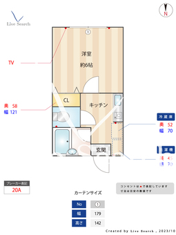 メゾン桧 202 【東京都曙橋駅】 の間取り図