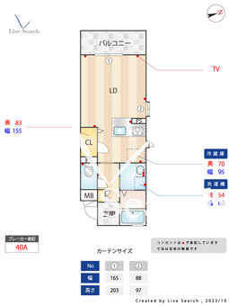 grande甲子園 305 【兵庫県甲子園駅】 の間取り図