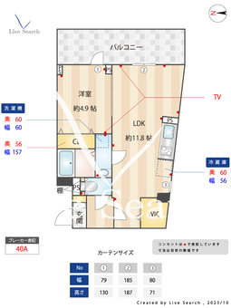 エルファーロ駒沢公園Ⅰ 501 【東京都駒沢大学駅】 の間取り図