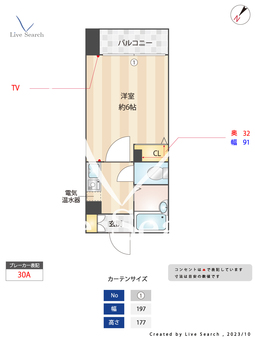 シャトー美野島 1103 【福岡県博多駅】 の間取り図