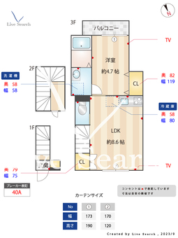 サウスコベントガーデン 303 【東京都中野坂上駅】 の間取り図