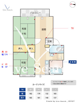 アーバンハイツ市崎 202 【福岡県平尾駅】 の間取り図