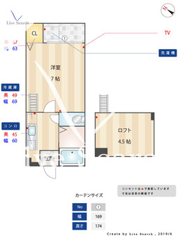ピュア室見 102 【福岡県室見駅】 の間取り図