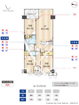 プレミスト京都西院 503 【京都府西院駅】 の間取り図
