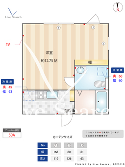 styles.N 101 【西新宿五丁目】 の間取り図