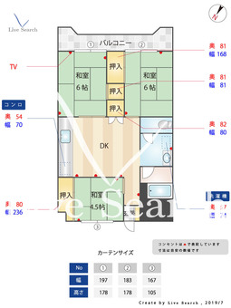 チュリス福岡 1105 【福岡県大濠公園駅】 の間取り図