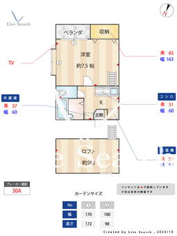 アーバン平尾 105 【福岡県平尾駅】 の間取り図