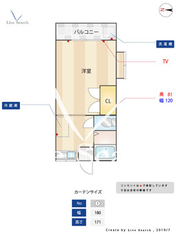 ネオハイツ南片江 206 【福岡県福大前駅】 の間取り図