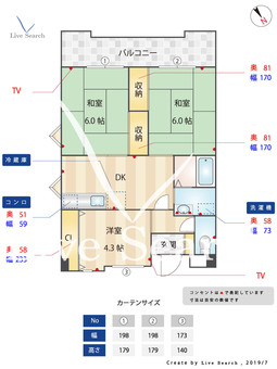 田中ビル 301 【福岡県周船寺駅】 の間取り図