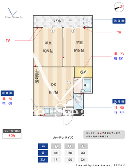 ライディングパレス 203 【東京都東伏見駅】 の間取り図