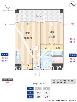 サムティ吉塚East 1108 【福岡県吉塚駅】 の間取り図