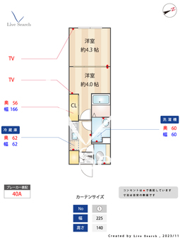 ルネサンスコート蒲田 301 【東京都京浜東北線蒲田駅】 の間取り図