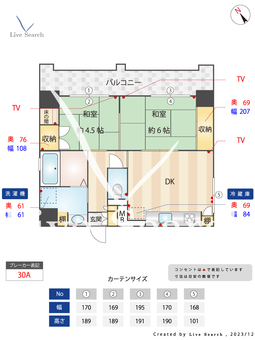 アンプルールベトンカルティエ 901 【福岡県西鉄平尾駅】 の間取り図