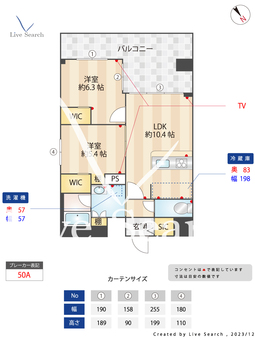 コンフォリア・リヴ巣鴨 1004 【東京都巣鴨駅】 の間取り図