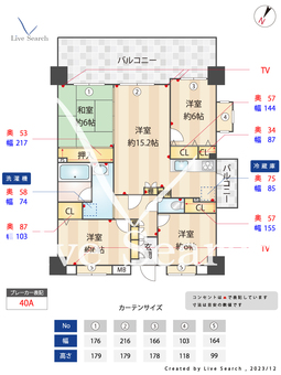 アンピール美しが丘Ⅱ 1107 【福岡県JR原田駅】 の間取り図