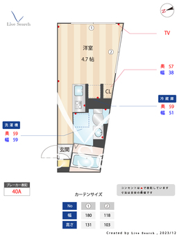 エクセルⅦ 201 【東京都蒲田駅】 の間取り図
