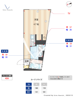 エクセルⅦ 301 【東京都蒲田駅】 の間取り図