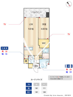 ラファセエクセレンシア呉服町 608 【福岡県呉服町駅】 の間取り図