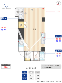 興栄マンション第2博多 201 【福岡県博多駅】 の間取り図