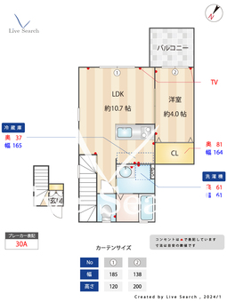 グランフォルト福岡西新 201 【福岡県西新駅】 の間取り図