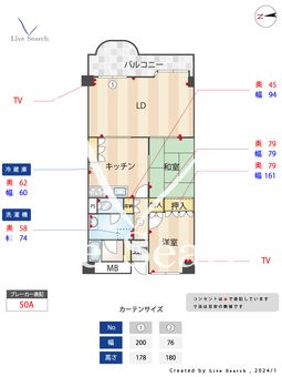 マリンパレス明石 1422 【兵庫県人丸駅】 の間取り図