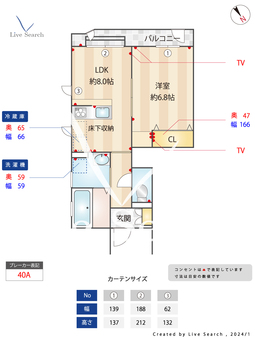 パークガーデン　アンスリウム 404 【東京都青梅線昭島駅】 の間取り図