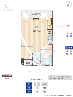 トミショウビル 401 【福岡県西鉄平尾駅】 の間取り図