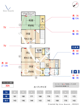 篠原町戸建て  【岸根公園駅】 の間取り図